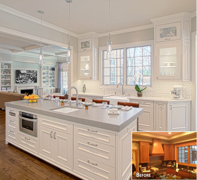 North Shore Kitchen Remodels Before After Benvenuti And Stein