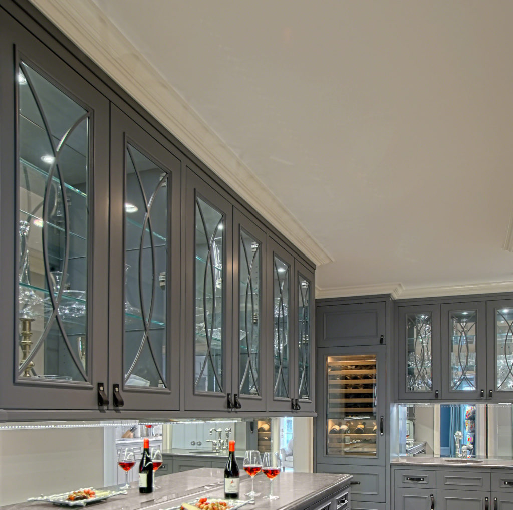 custom kitchen display cabinet