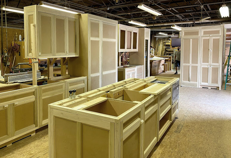 Custom Cabinetry staging