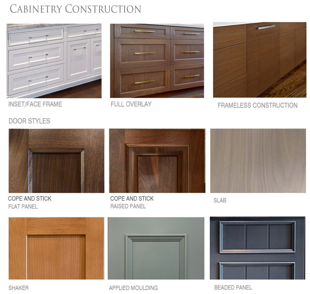 Benvenuti and Stein cabinetry construction