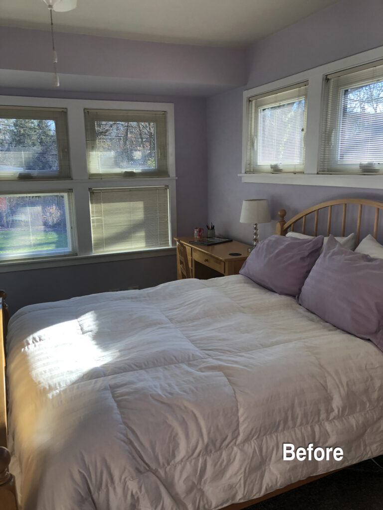 Bedroom Before Renovation