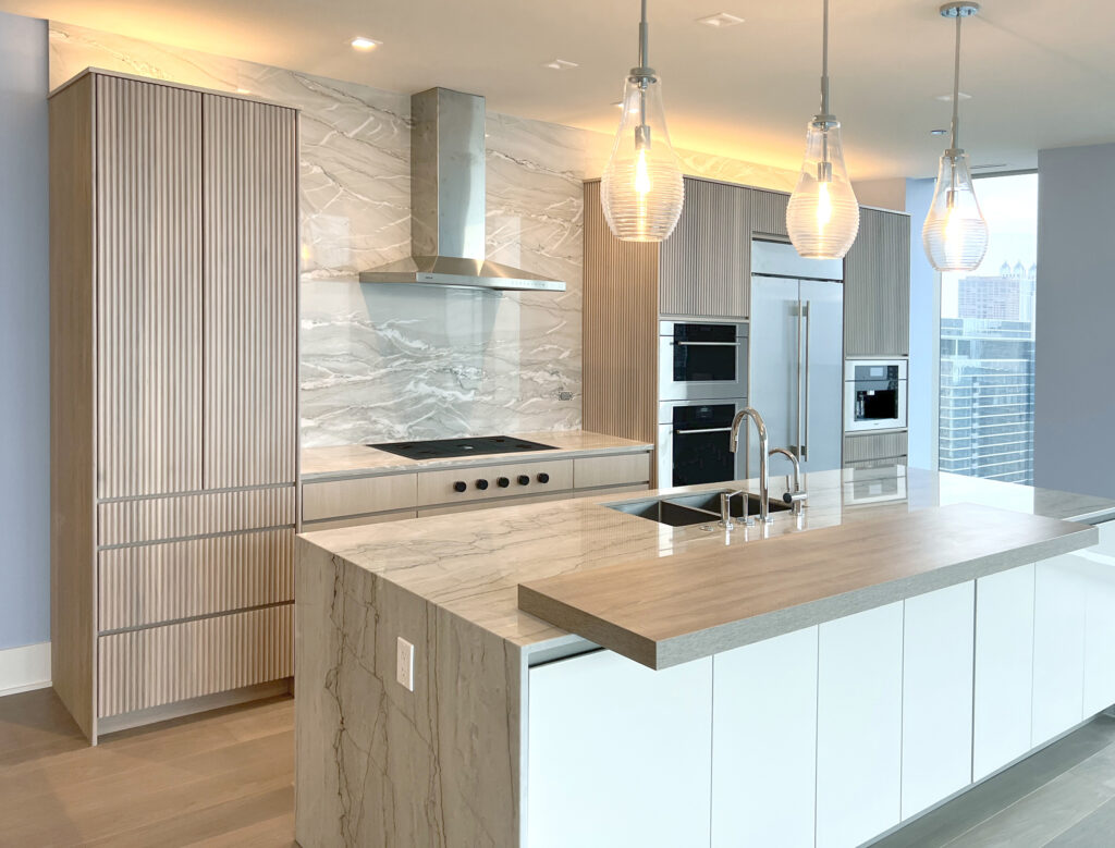 ribbed-beaded cabinetry