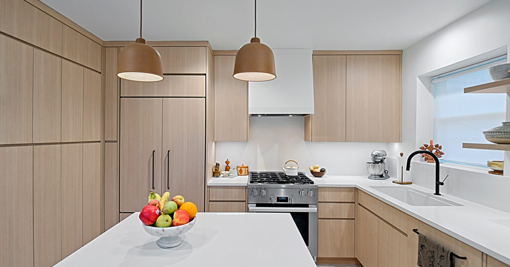 Vertical grain rift cut oak