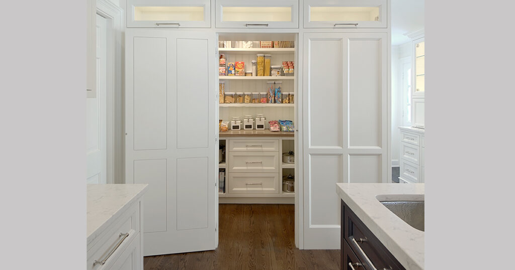 walk-in pantry Winnetka kitchen